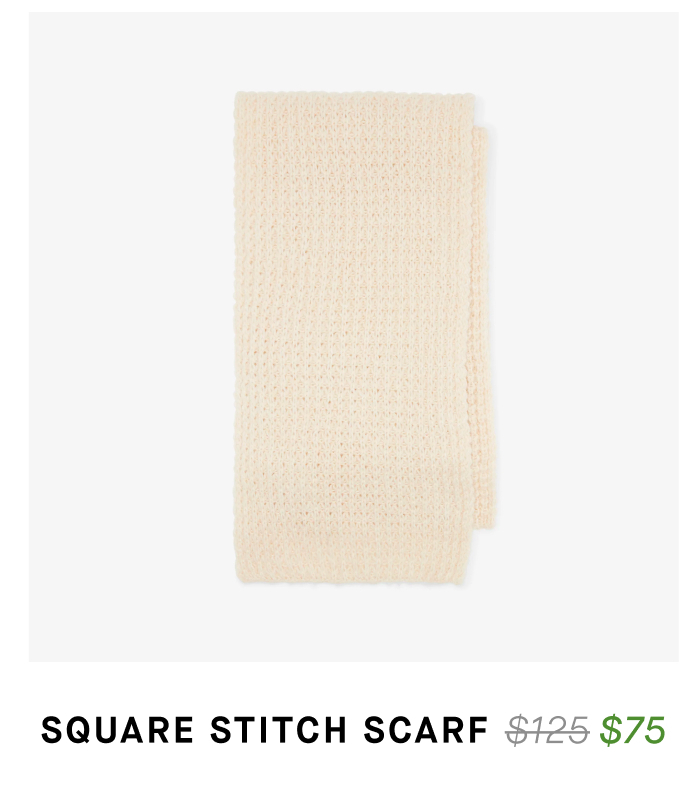 Square Stich Scarf.