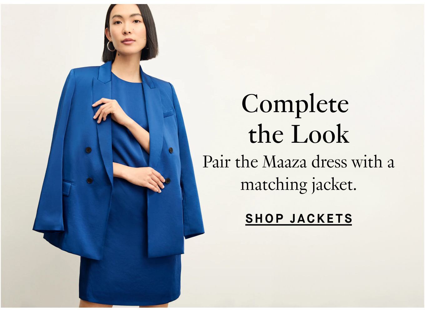 Complete the Look: Pair the Maaza dress with a matching jacket. Shop Jackets.