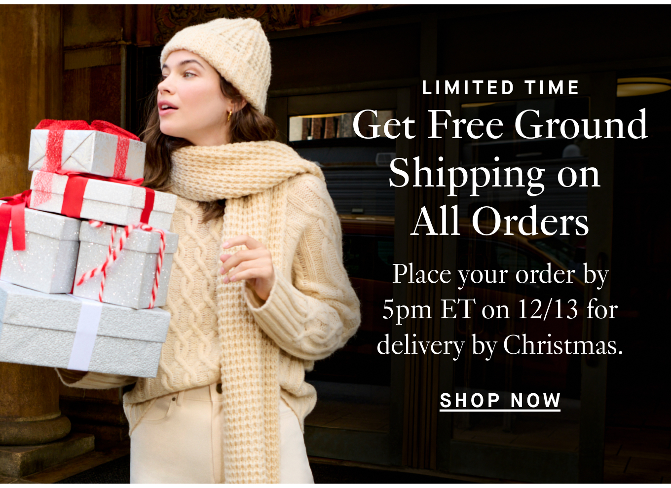 Limited Time: Get Free Ground Shipping on All Orders. Place your order by 5pm ET on 12/13 for delivery by Christmas. Shop Now.