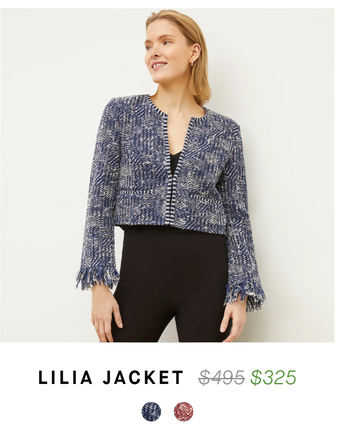 Lilia Jacket: was $495, now $325