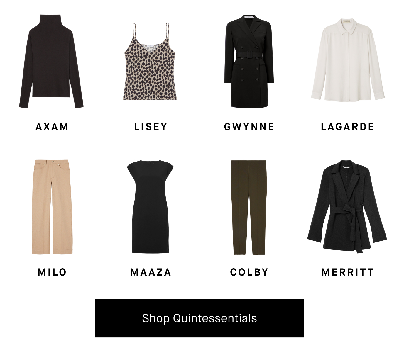 Shop Quintessentials.