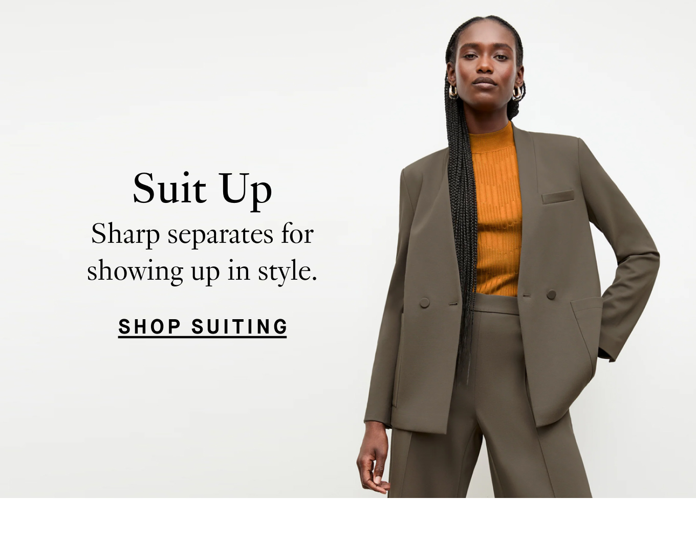 Suit Up: Sharp separates for showing up in style. Shop Suiting.