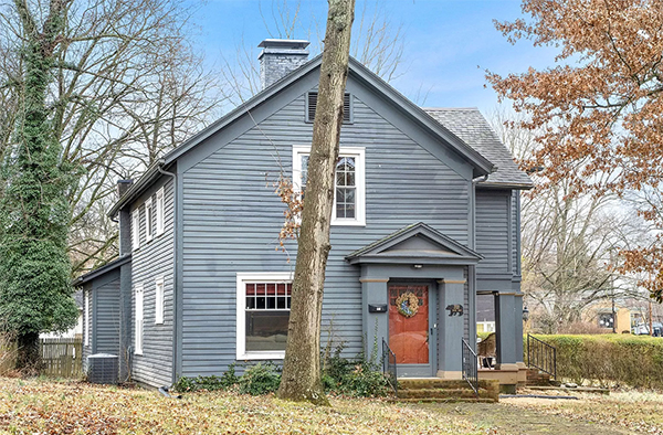 Historic home surrounded by trees