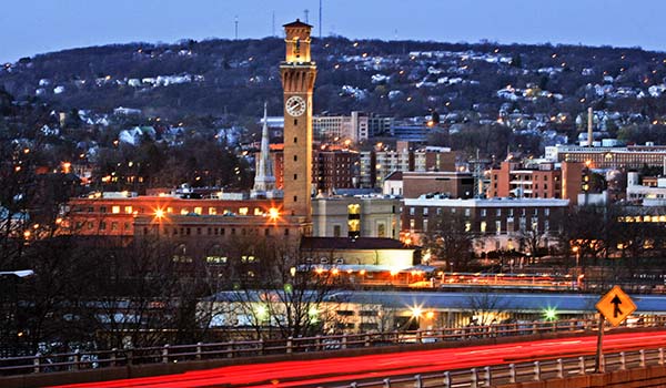 Waterbury, CT skyline