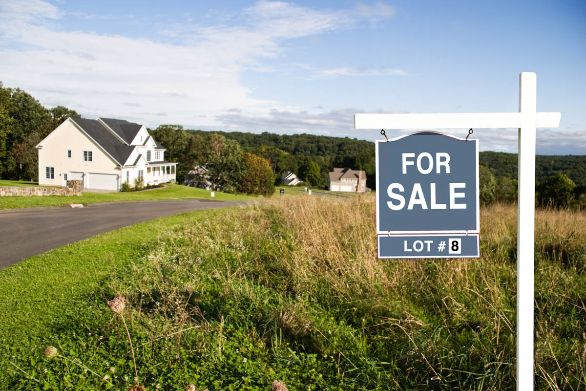 land with a for sale sign