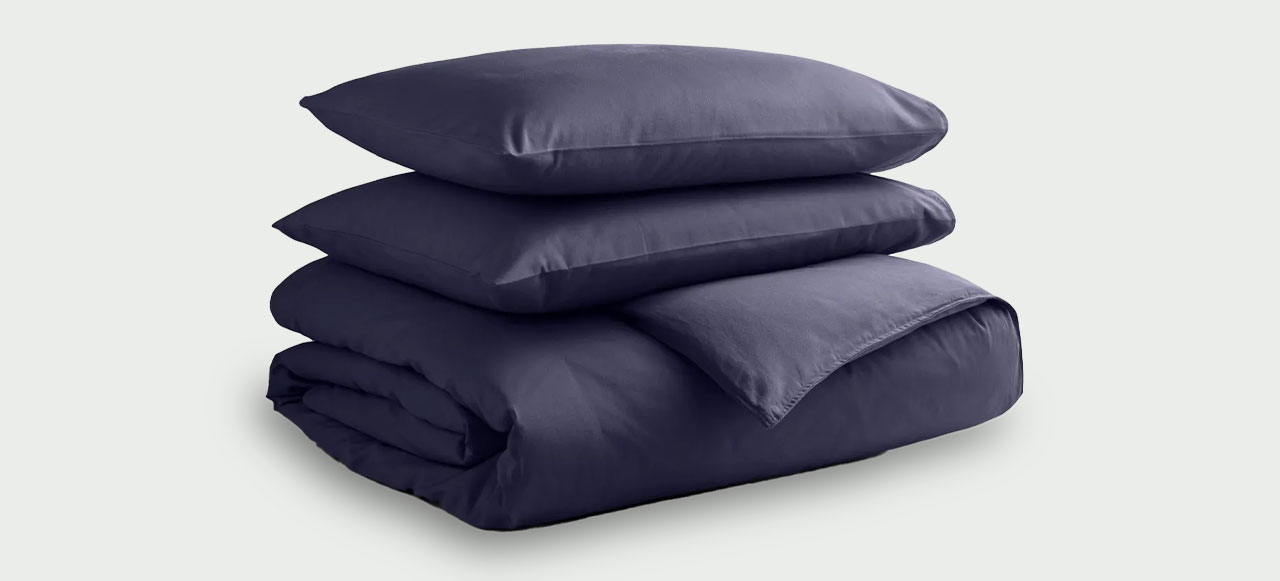 Civilian Duvet and Sham Set in navy