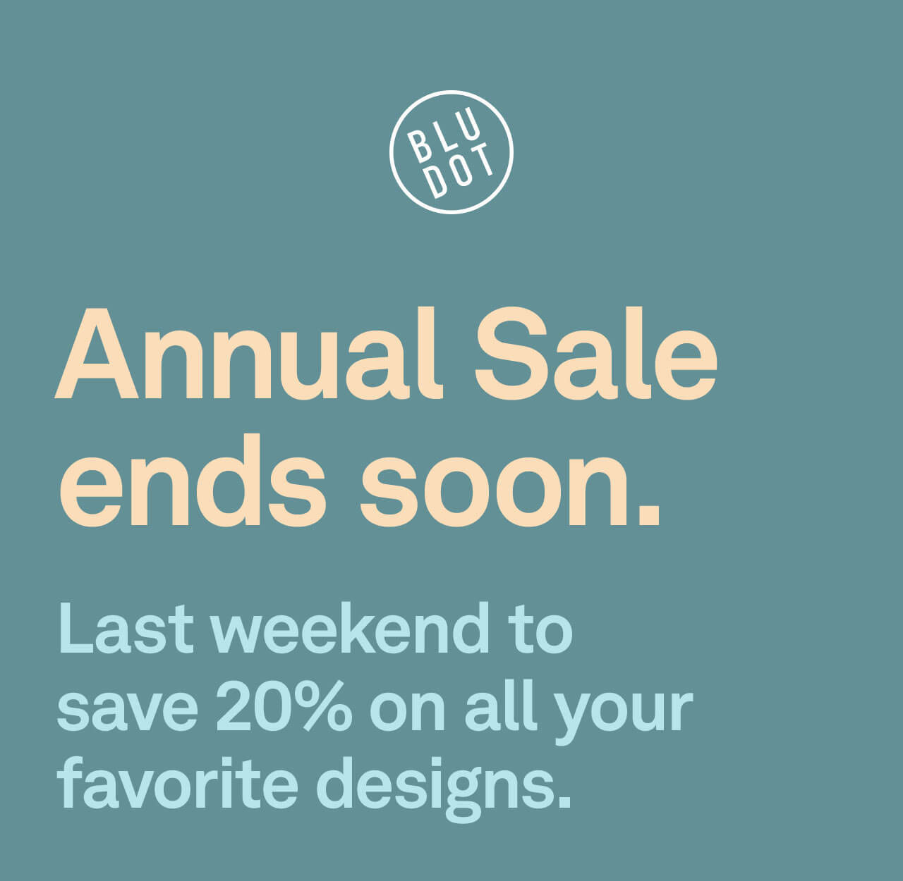 Annual Sale ends soon