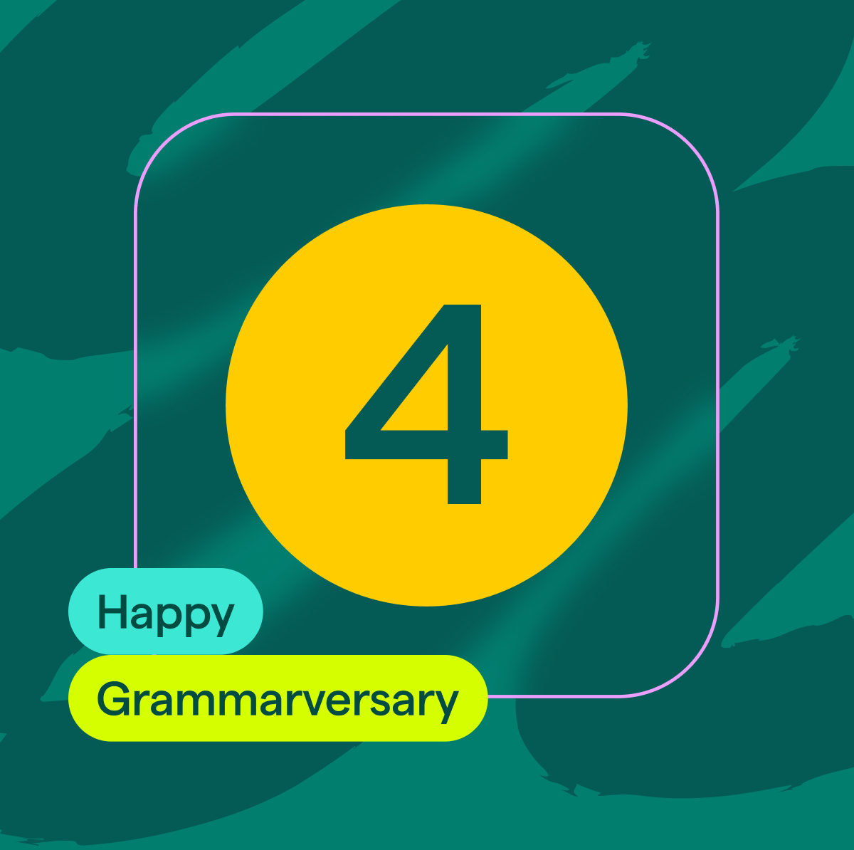 Happy 4th Grammarversary!