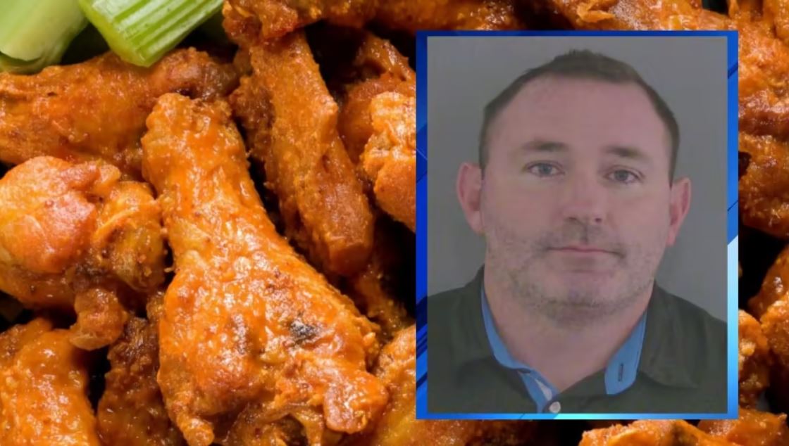 Robert Audette and chicken wings