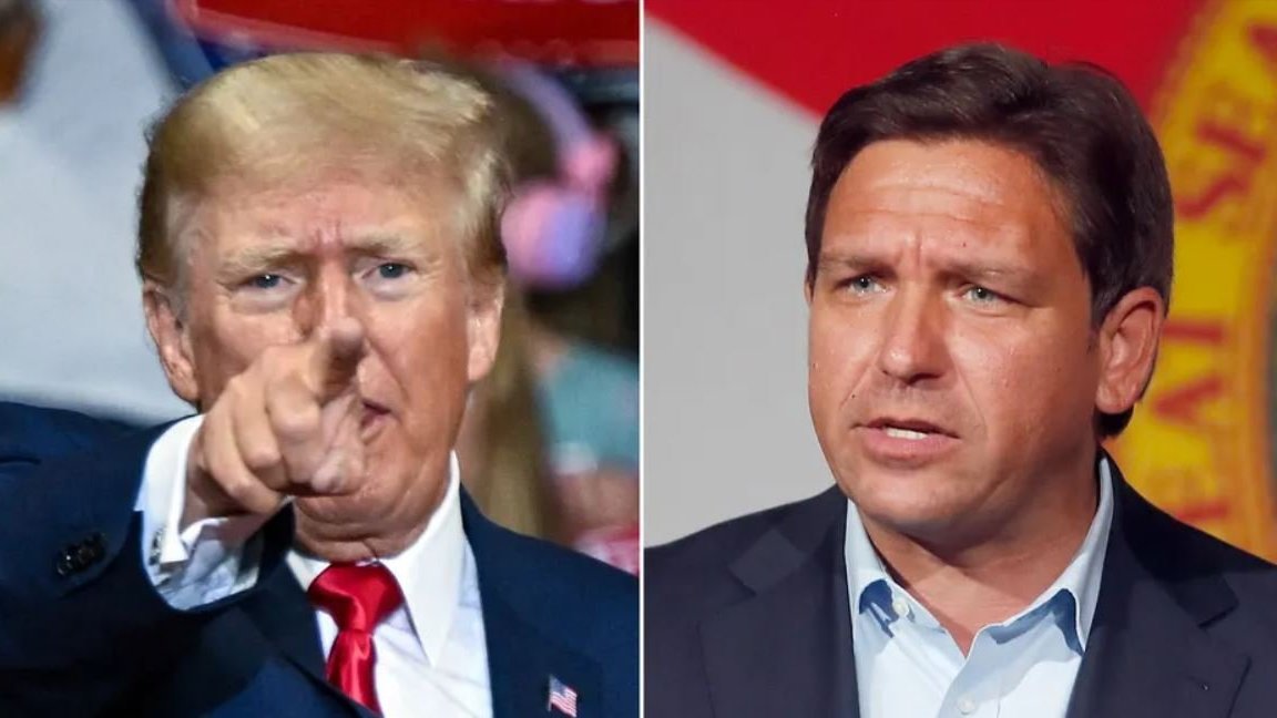 Trump and DeSantis