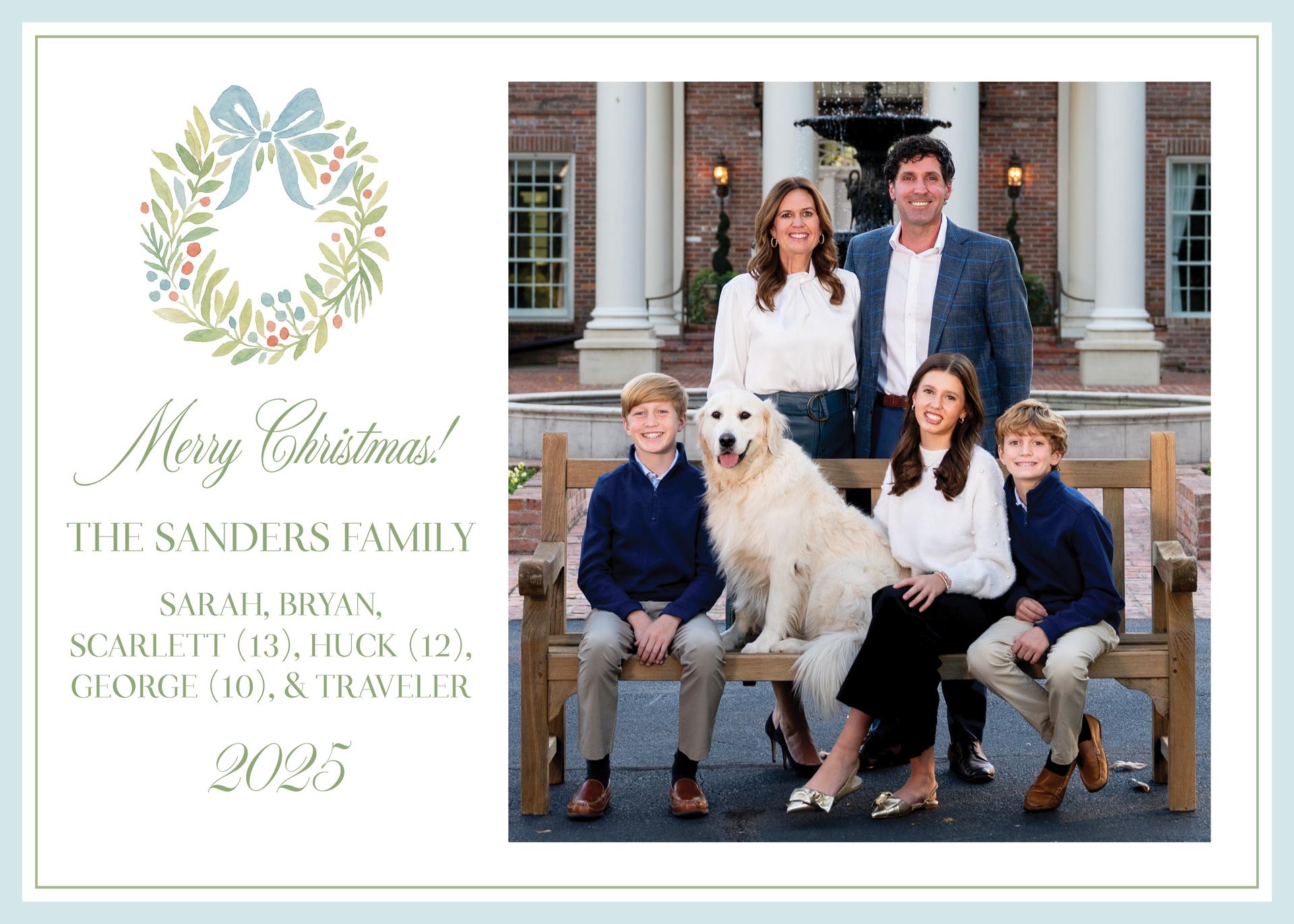 Merry Christmas from Gov. Sarah Sanders and the whole family!