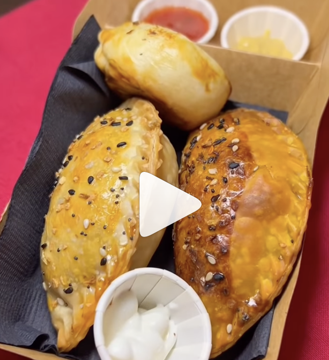 A close up of Yentenadas, or Jewish empanadas