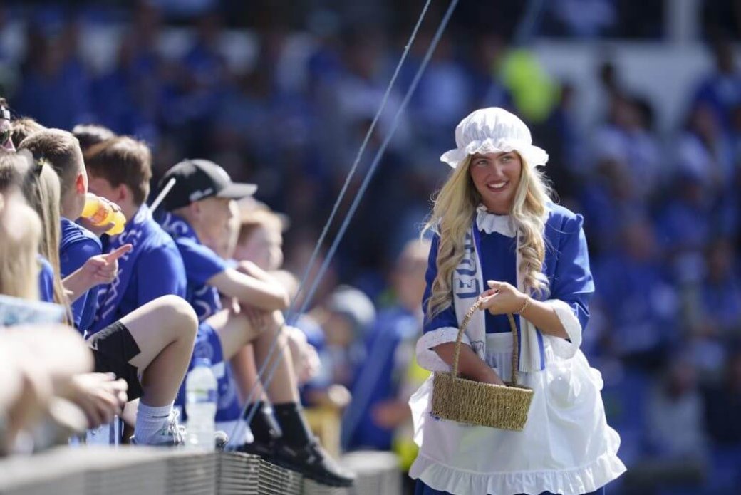 The return of Everton’s Toffee Lady: ‘I never thought I’d be doing this, but I love it’