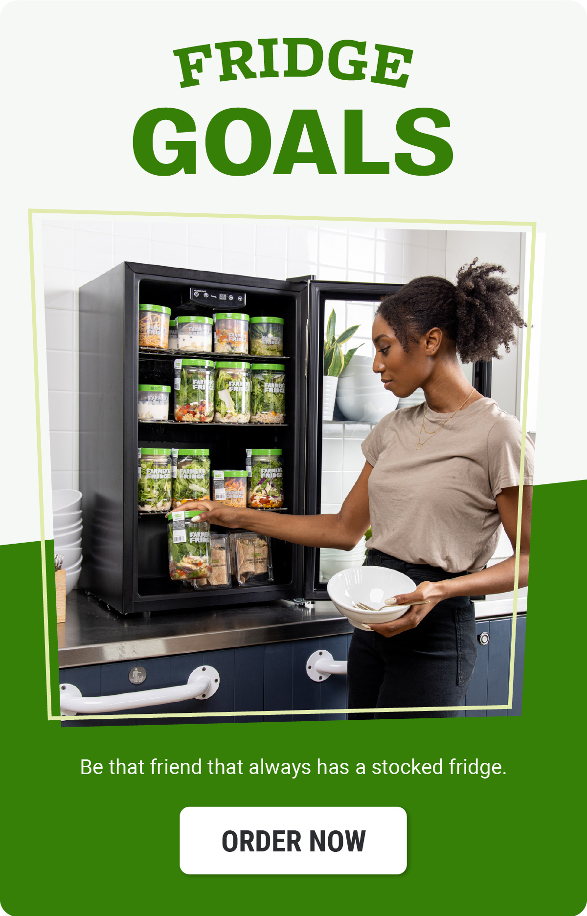 Hello, Fridge Goals 😍 Farmers Fridge