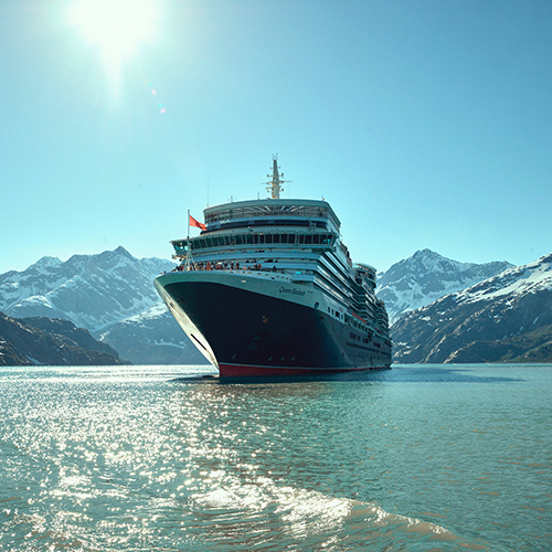 Queen Elizabeth in Glacier Bay National Park