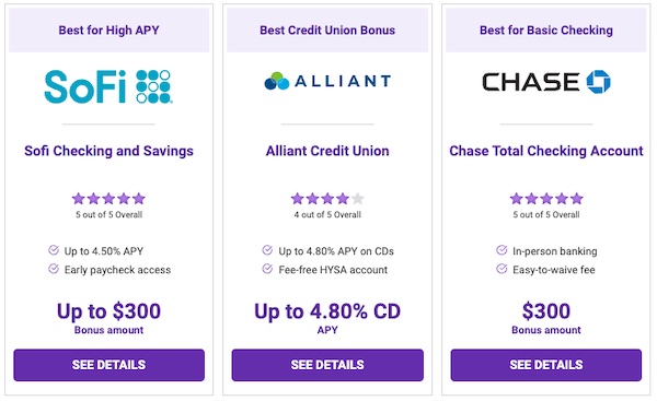 best bank promos right now