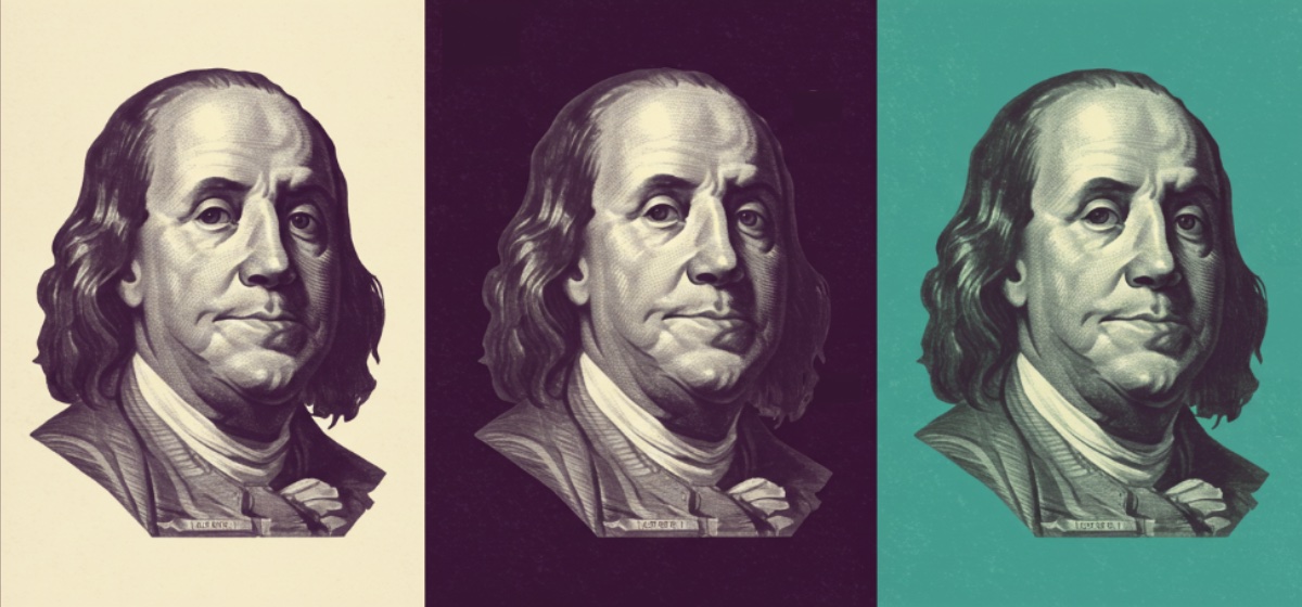 3x Benjamin Franklin
