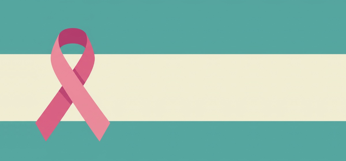 a pink ribbon for breast cancer awareness month