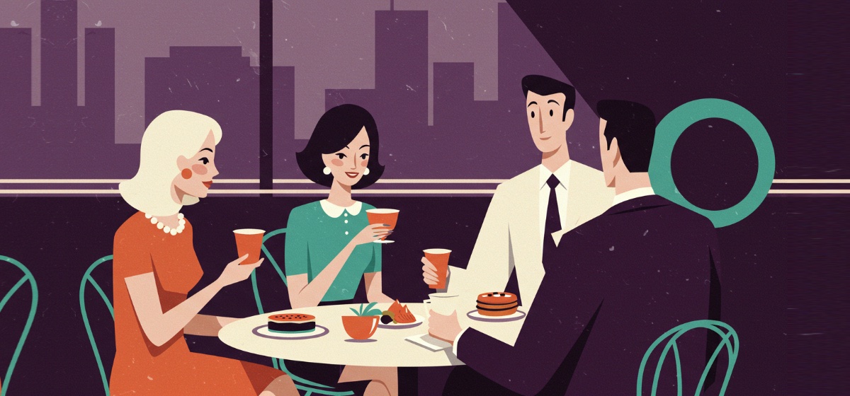 friends enjoying brunch together