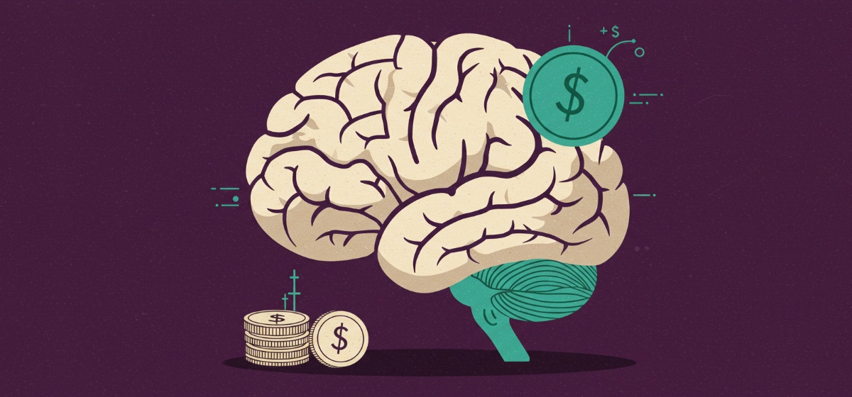 a brain with money 