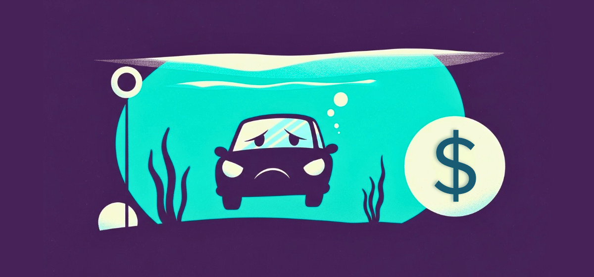 Sad car underwater