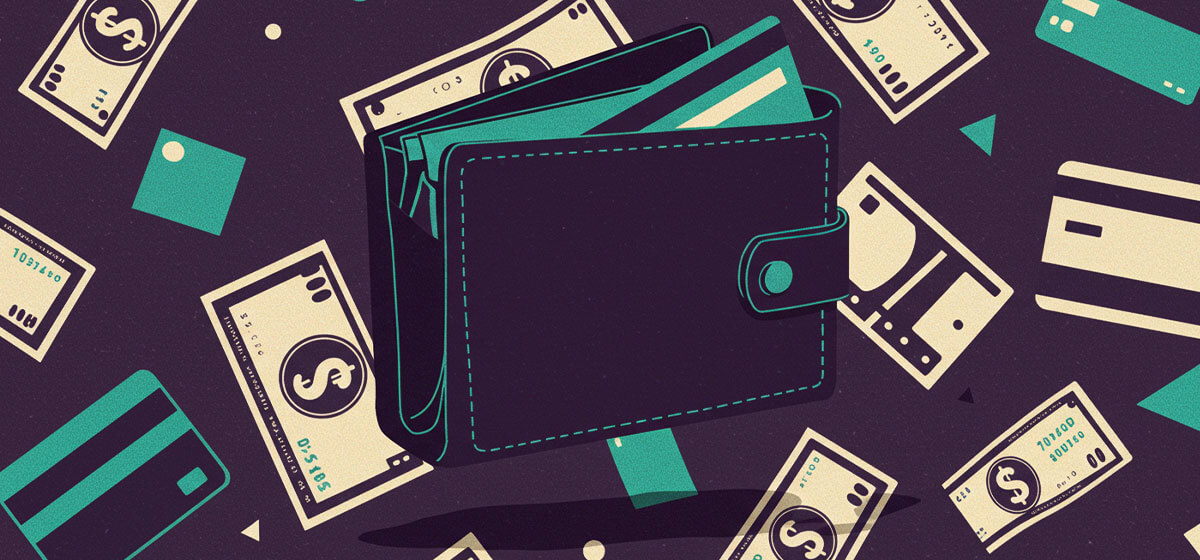 a wallet bursting with cash