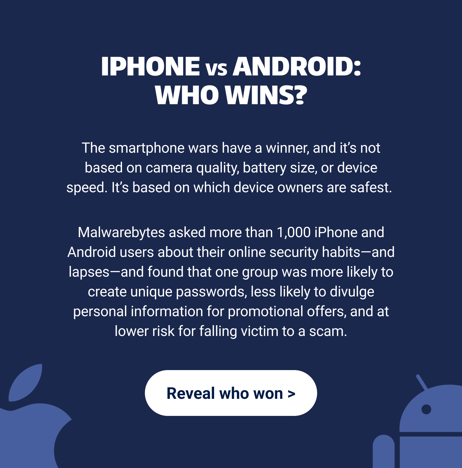Reveal who won>