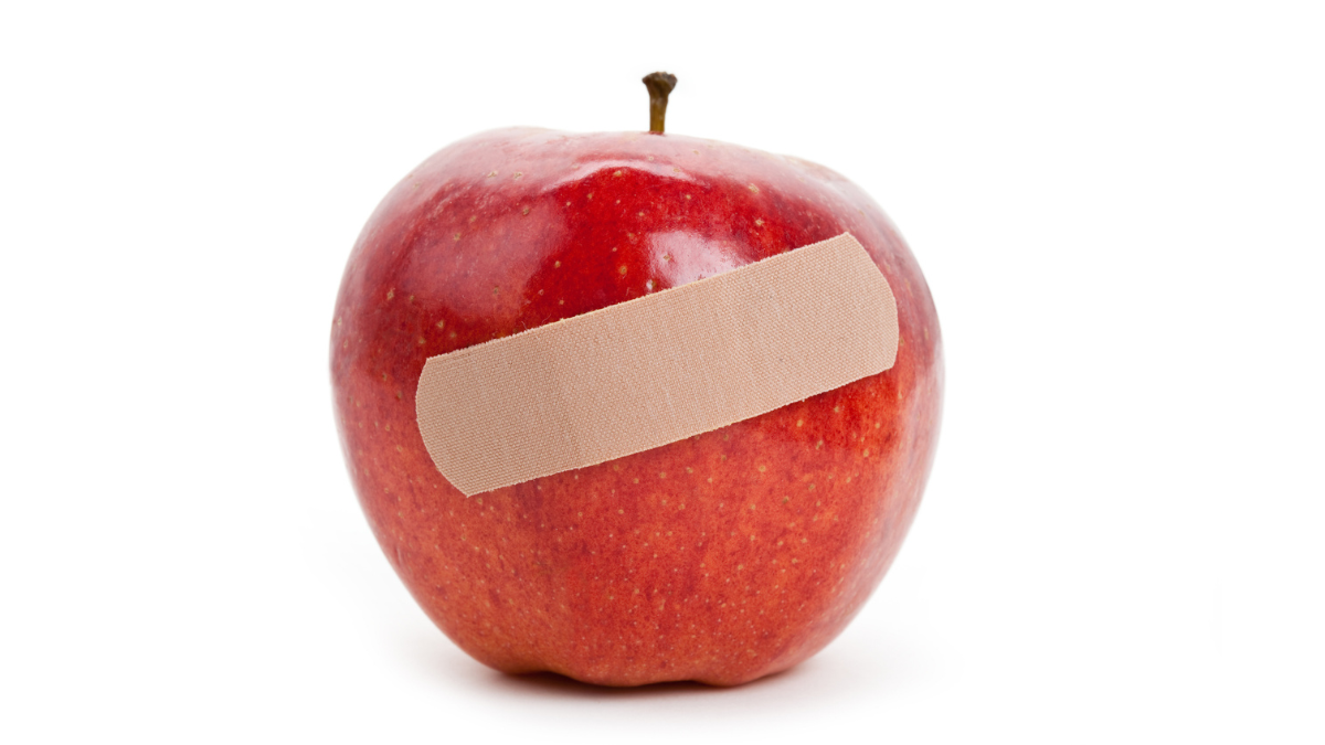 Apple with banded