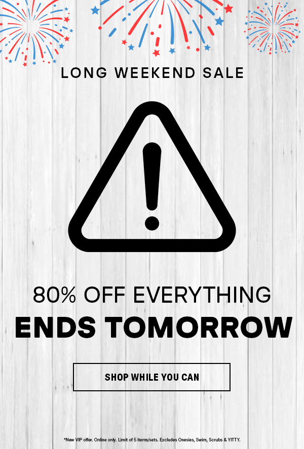 Shop While You Can