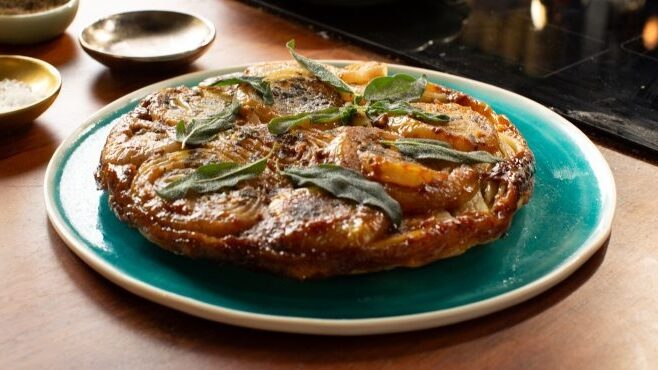 Fennel and Onion Tarte Tatin