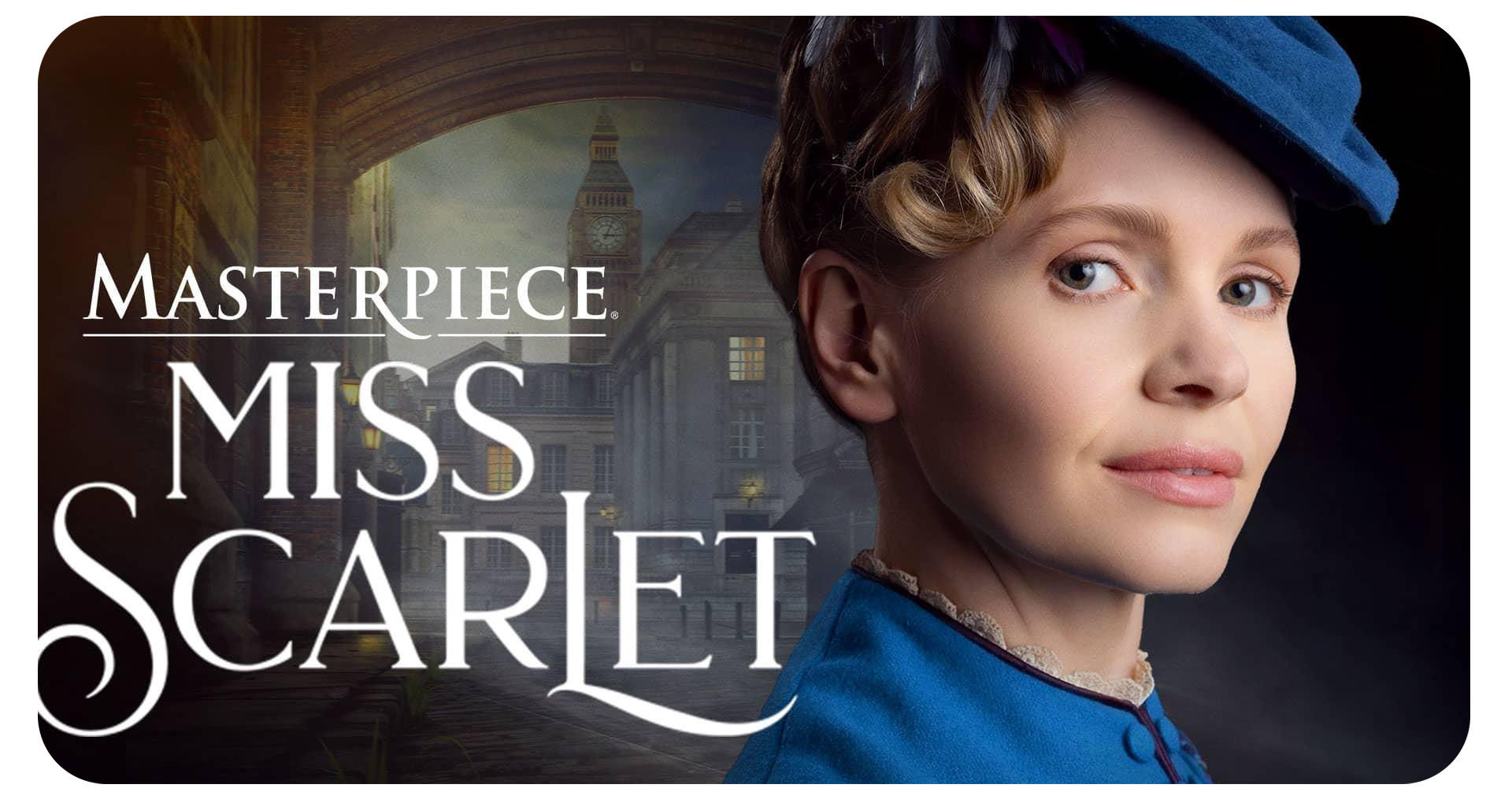 Miss Scarlet on MASTERPIECE