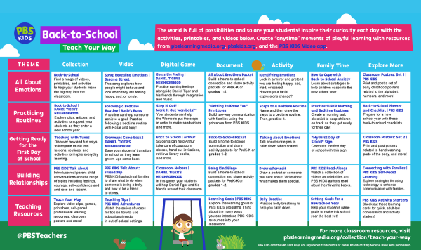 Teach Your Way Calendar