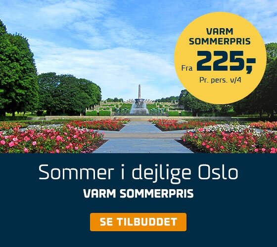 Sommer i dejlige Oslo - varm sommerpris
