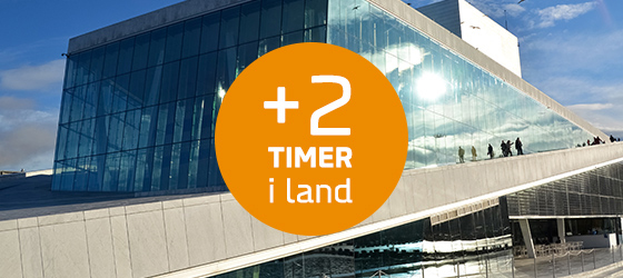 2 timer længere i Oslo