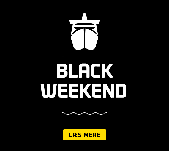 BLACK WEEKEND! 60% RABAT PÅ MINICRUISE