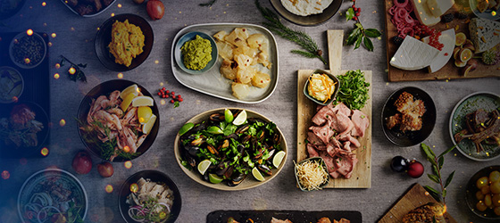 Julebuffet på turen til Oslo