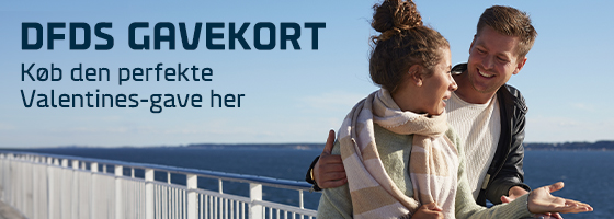DFDS Gavekort - Køb den perfekte Valentines-gave her