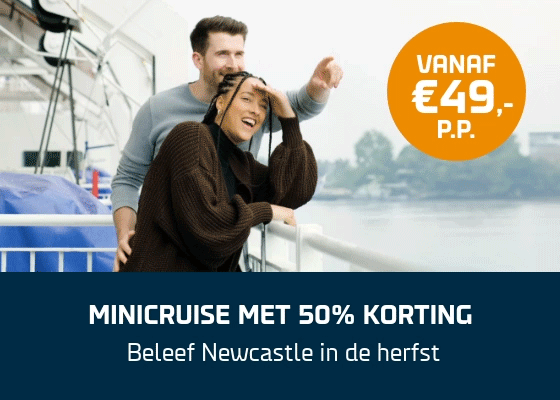 MiniCruise Aanbieding IJmuiden-Newcastle