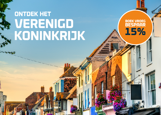 15% korting met onze vroegboekaanbieding