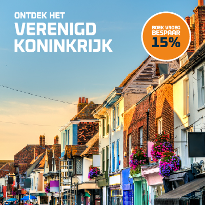 15% korting met onze vroegboekaanbieding