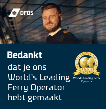 Bedankt dat je ons World's Leading Ferry Operator hebt genmaakt