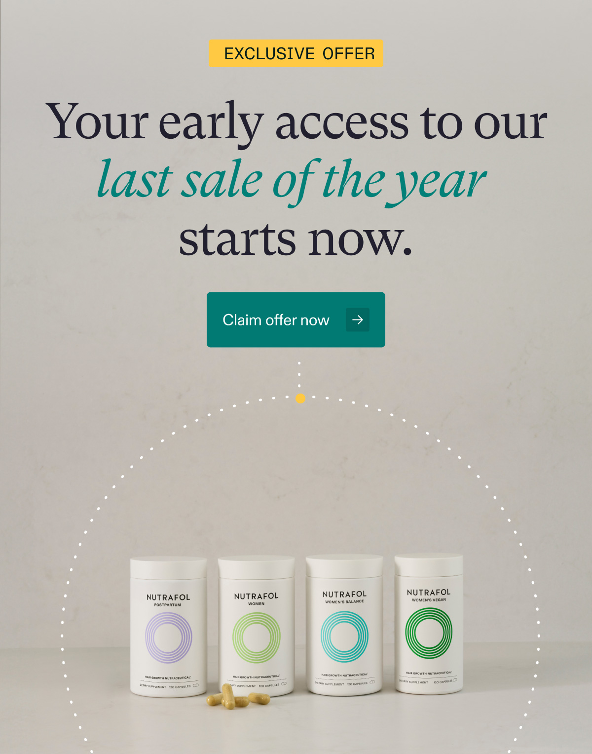  Exclusive Offer | Your early access to our last sale of the year starts now. Claim Offer Now.