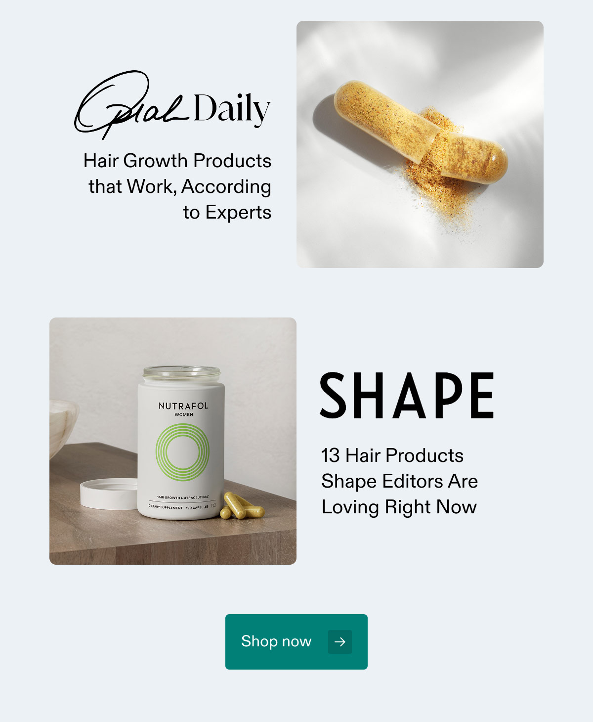 Oprah Daily - Hair Growth Products that Work, According to Experts | 13 Hair Products Shape Editors Are Loving Right Now. Shop now.