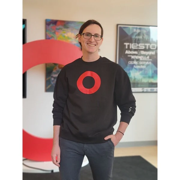 GC Red O Unisex Relaxed Crewneck