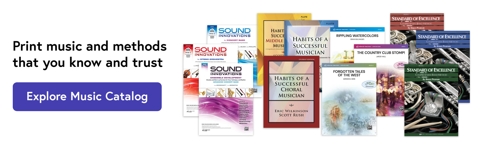 Print music and methods that you know and trust