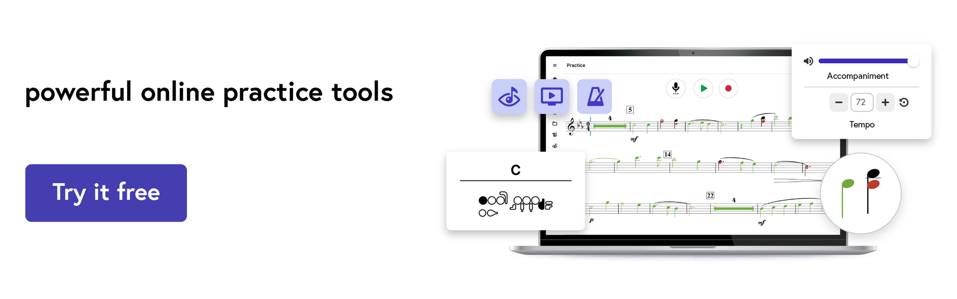 Plus powerful online practice tools