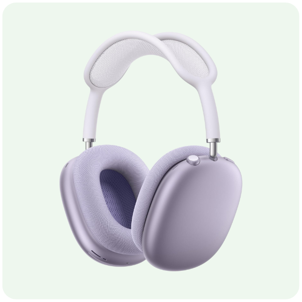 Apple AirPods Max Wireless Over-Ear Headphones, Pro-Level Active Noise Cancellation, Transparency Mode, Personalized Spatial Audio, USB-C Charging,...