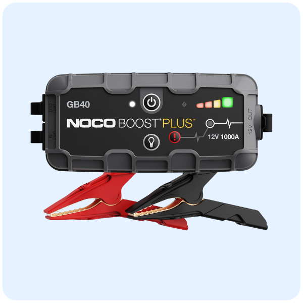 NOCO Boost GB40: 1000A UltraSafe Jump Starter – 12V Lithium Battery Booster Pack, Portable Jump Box, Power Bank & Jumper Cables - for 6.0L Gas and 3.0L...