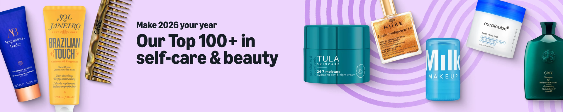Make 2026 your year Our Top 100+ in self-care & beauty