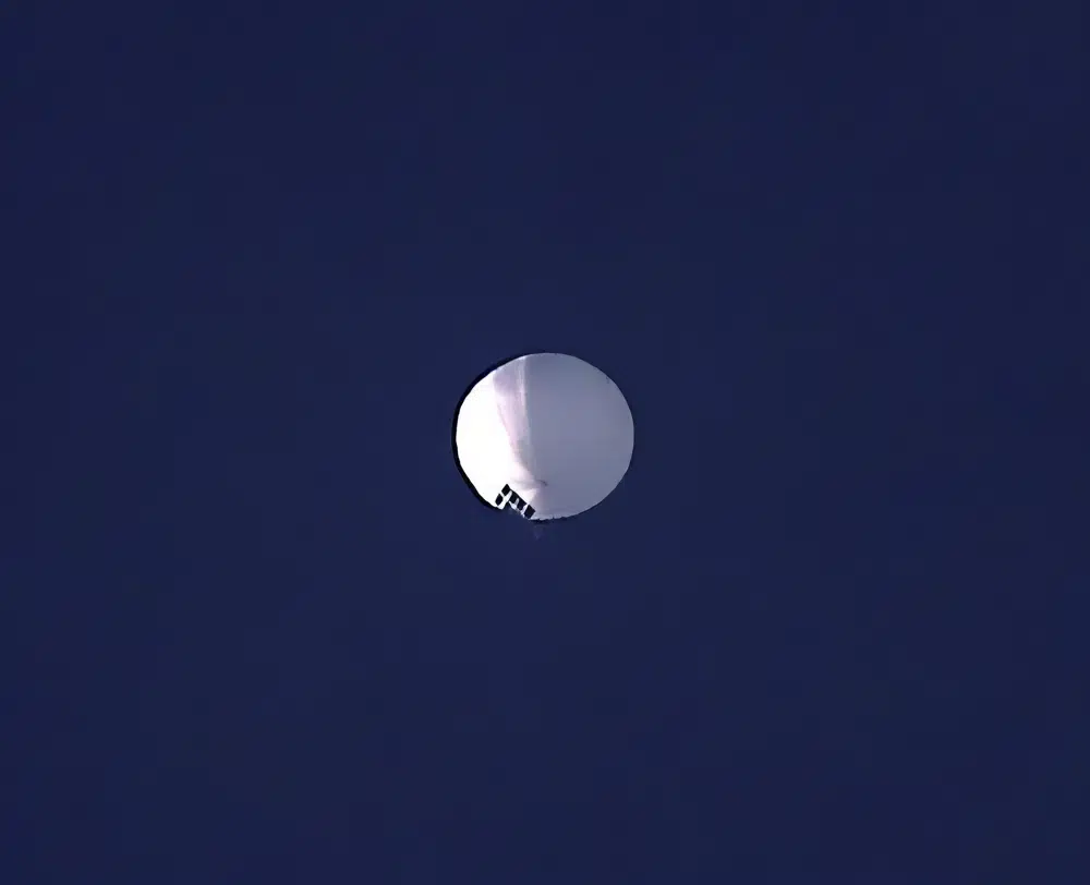 Chinese spy balloon from February